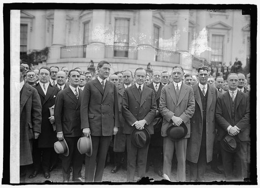 Ass'n. of American Electric Railway men with Coolidge, [2/17/25