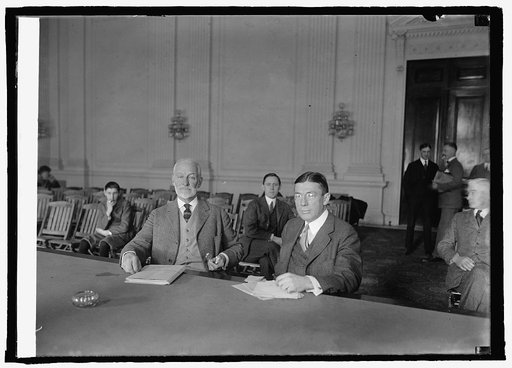 Admiral Simms & Theo. D. Robinson before House of Rep. Aircraft Com., 2/27/25