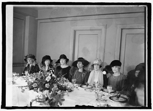 Senate Ladies Luncheon at Hamilton Hotel, [Washington, D.C., 2/24/25