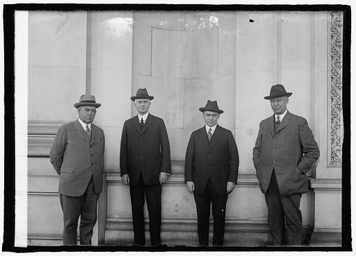 Reps. from Mass. H.J. Thayer, Geo. B. Churchill, J.W. Martin, Jr., & F.H. Foss, [2/26/25