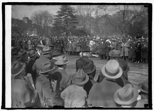 Coolidge watching finish of marathon, 3/3/25