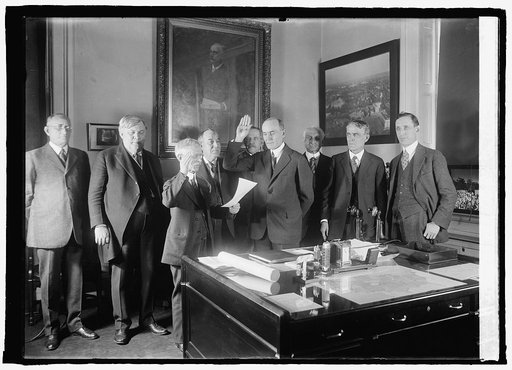 Swearing in of Wm. M. Jardine as Secty. of Ag., [3/5/25