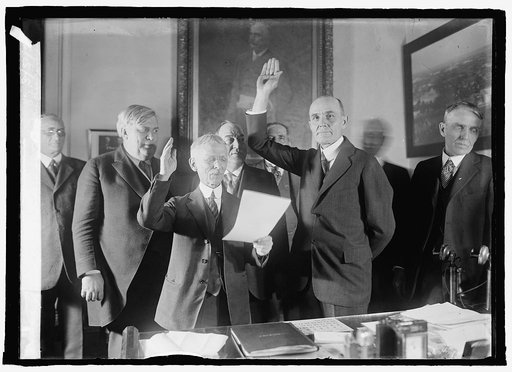 Swearing in of Wm. M. Jardine as Secty. of Ag., 3/5/25
