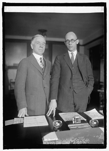 J.H. MacLafferty and H.N. Graves of Dept. of Commerce, 3/7/25