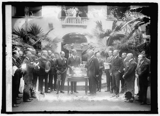 Sir Esme Howard, 20th annual Davis Cup drawing, 3/17/25