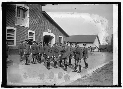Gen. J.L. Hines inspecting Army Polo Team, 3/22/25