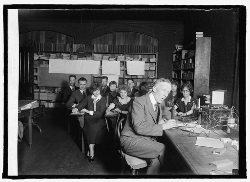Experiment at Gallaudet College by Prof. R.H. Gault, 4/2/25