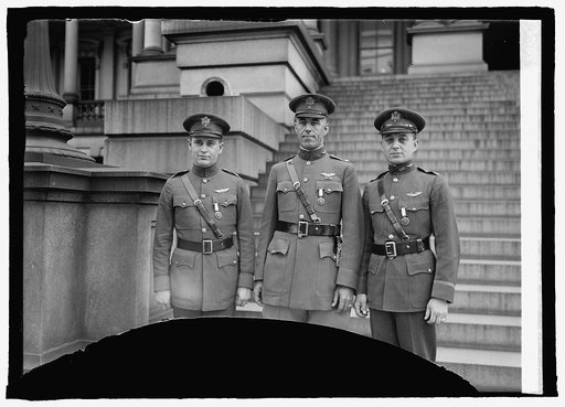Lt. Leigh Wade, Maj. F.L. Martin, and Lt. L.P. Arnold, 4/27/25