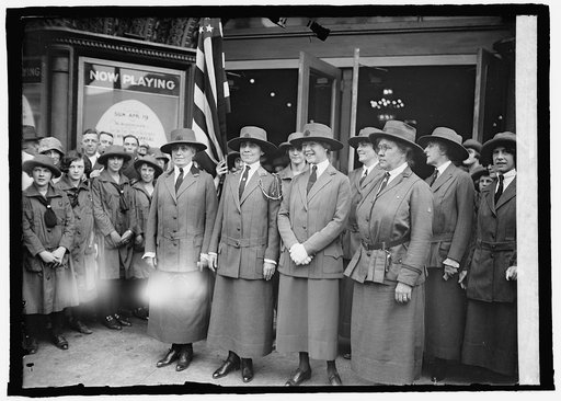 Mrs. Coolidge as Head of Scouts at Police Theater, 4/24/25