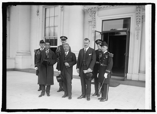 Prince Chantaburi of Siam at W.H. [i.e., White House, Washington, D.C.], 4/23/25