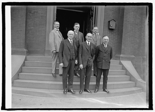 Sec. Jardine & Asst. Sec. Dunlap with German farm experts, 4/25/25