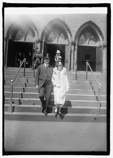 Senator & Mrs. Stanfield at First Cong. Church, Easter Sunday, 4/12/25