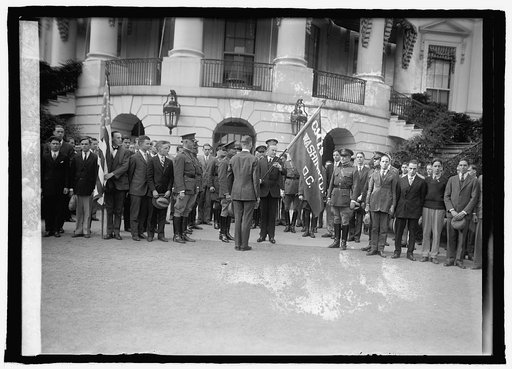 Presentation of Citizen's Military Training Club flag, 5/8/25