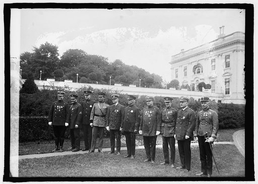World Police Chiefs at W.H., [i.e., White House, Washington, D.C.], 5/25/25