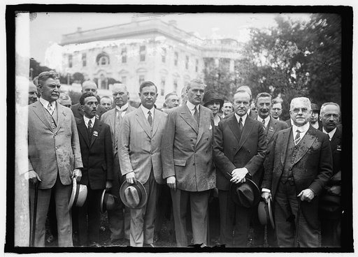 World Police Chiefs at W.H., [i.e., White House, Washington, D.C.], 5/25/25