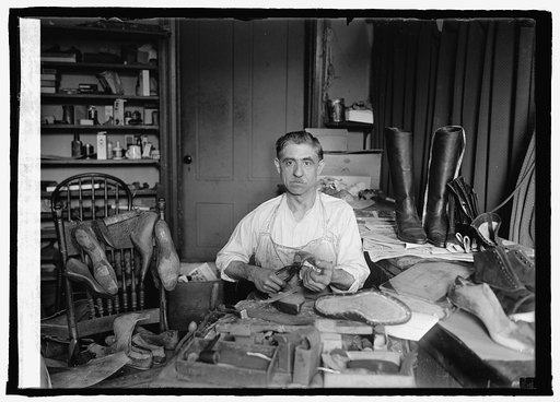D.A. (Tony) Bruno, shoemaker for many presidents & cabinet officers, 5/15/25
