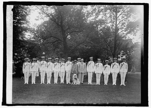 President & Mrs. Coolidge with aides, 5/21/25