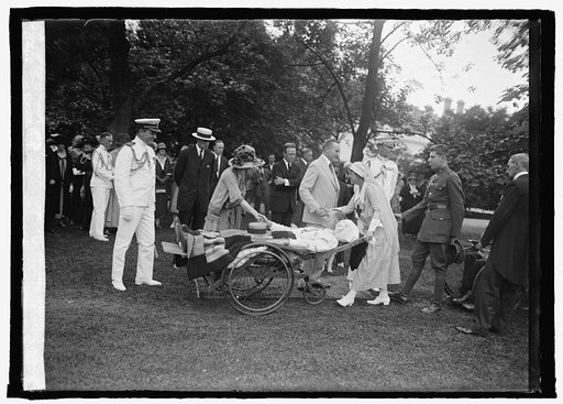 White House [Washington, D.C.] garden party to wounded vets, 5/21/25