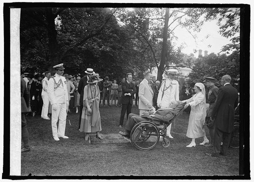 White House [Washington, D.C.] garden party to wounded vets, 5/21/25