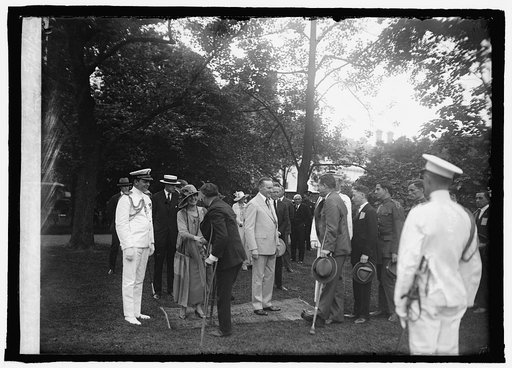 White House [Washington, D.C.] garden party to wounded vets, 5/21/25