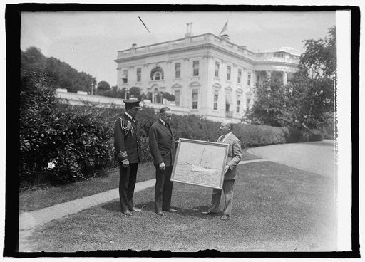 Capt. A.A. Andrews, Pres. Coolidge and Hayley Lever, 5/20/25