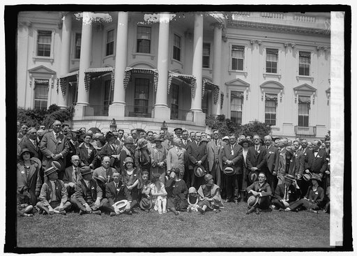 National Ass'n of Credit Men at W.H., [i.e., White House, Washington, D.C., 6/11/25