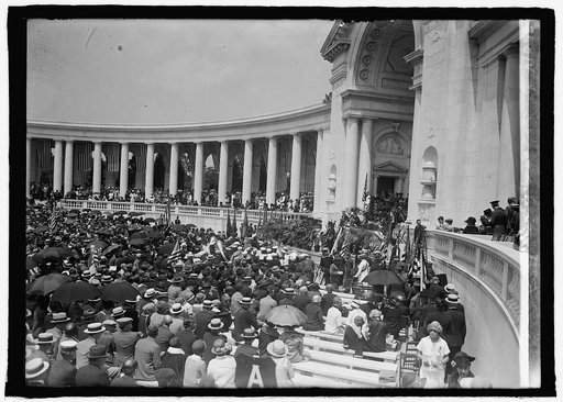 Services at Arlington, [Va.], Memorial Day, [5/30/25