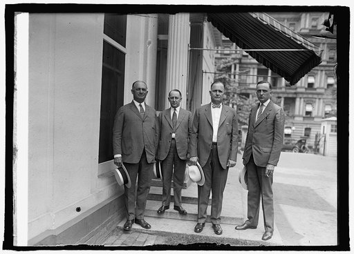 H.F. Fredeman, J.R. Wayne, Gov. T.J. Terrell, & Carrol Cune of Ark., 6/4/25