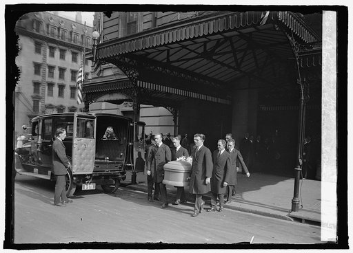 Funeral of Thomas R. Marshall, Willard Hotel, [Washington, D.C.], 6/2/25