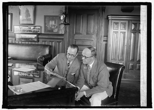 W.I. Glover, 3rd Asst. P.M.G. & Paul Henderson, 2nd Asst. P.M.G., 6/1/25