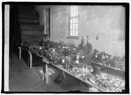 Thomas E. Robertson, Com. of Patents with old models, 6/19/25