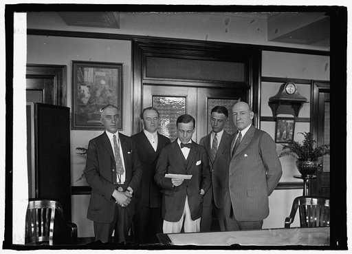 Gen. Frank T. Hines contributes to American Legion Endowment Fund, 6/22/25