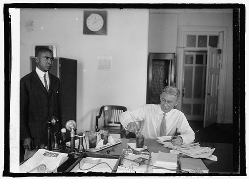 Lincoln C. Andrews taking his tea, 6/20/25