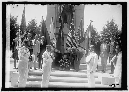 Theo. Douglas Robinson [Roosevelt?] at 178 ann. of birth of John Paul Jones, 7/6/25