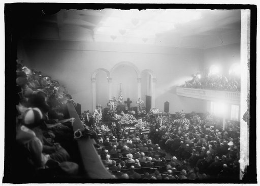 Funeral services of Wm. J. Bryan. New York Ave. Pres. Church, [Navy Yard, [Washington, D.C., 7/31/25