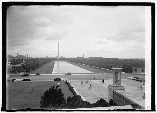 Monument from Lincoln Mem., [Washington, D.C.], 8/20/25