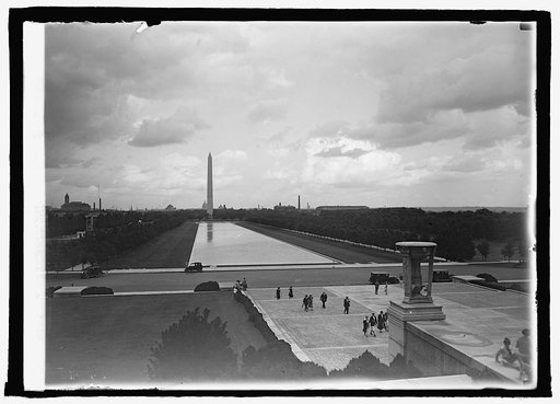 Monument from Lincoln Mem., [Washington, D.C.], 8/20/25