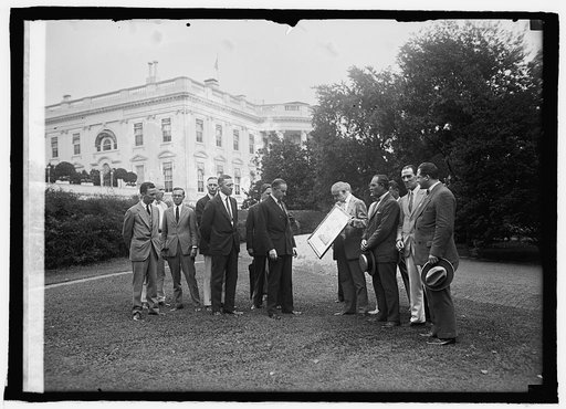 Con. from Nat'l Press Club show new bldg. plans to Coolidge, 9/15/25