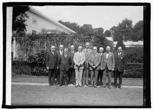 Pres. Coolidge with Special Aviation Board, 9/17/25