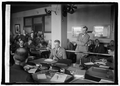 Col. Wm. Mitchell before Navy board on Shenandoah disaster, [10/7/25