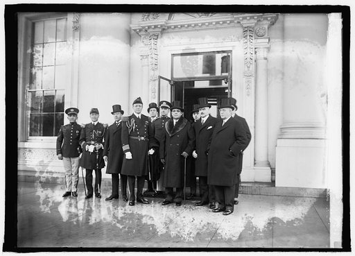 Capt. A.A. Andrews, Amb. Aballi & J.B. Wright & Emb. Attaches, 12/3/25