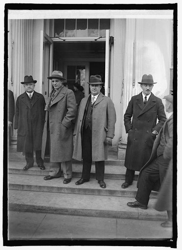 Senator McKinley, "Red" Grange & Rep. Wm. P. Holaday, 12/8/25