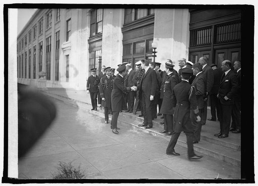 Diplomatic Naval attaches extend greetings to Sec. Wilbur, 12/31/25