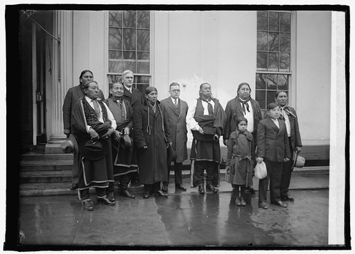 Senator Harreld & Rep. Montgomery with Osage Indians, 2/25/26