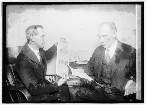 C.O. Emerson & Rep. H.R. Rathbone with Lincoln relics