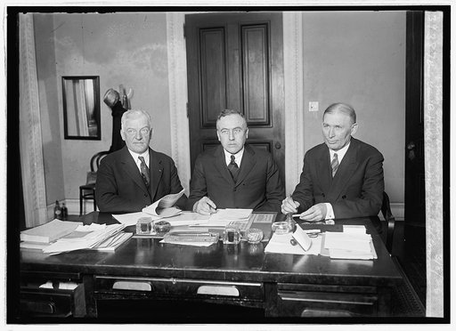Brig. Gen. B.H. Wells, Maj. Gen. Fox Conner & Maj. Gen. Dennis E. Nolan, 3/8/26