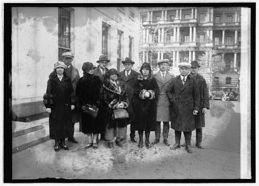 Delegation from textile mills, Passaic N.J., 3/17/26
