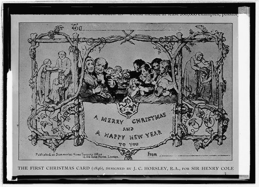 The First Christmas Card (1846) copy