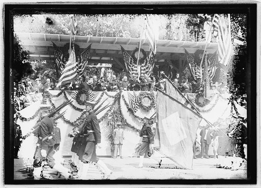 Barry statue unveiling, 1917?