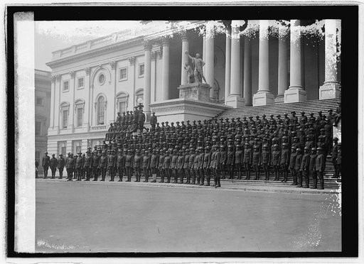 M.P.s of the 1st Div. on Capitol steps, [Washington, D.C.], 9/15/19